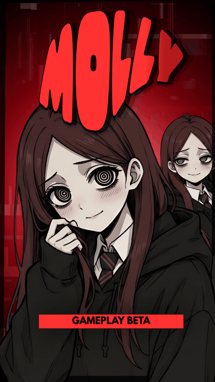 Capa do jogo Molly Vicious, fase de gameplay beta