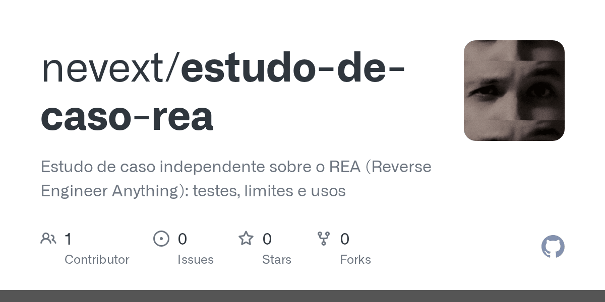 Capa do projeto Estudo de caso: o que o REA realmente consegue fazer
